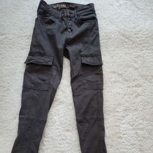 American Eagle Next Cargo Jegging in Brown Grey in Size 0
